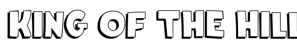 King Of The Hill font preview